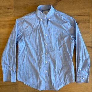 Croft & Barrow Light Blue Casual Button-Down Shirt